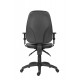 Работен стол Antares 1540 ASYN BR16, дамаска D5, сив
