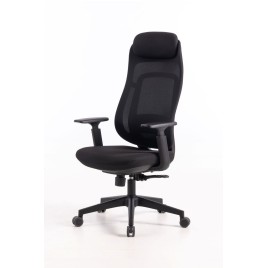 Ергономичен офис стол Antares RIVO BLACK. черен