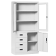 Метален шкаф Carmen CR-1278 J - сив