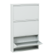 Метален шкаф за обувки Carmen CR-1228 E J - сив