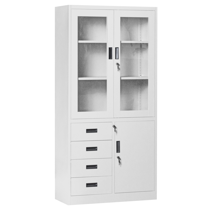 Метален шкаф Carmen CR-1278 J - сив